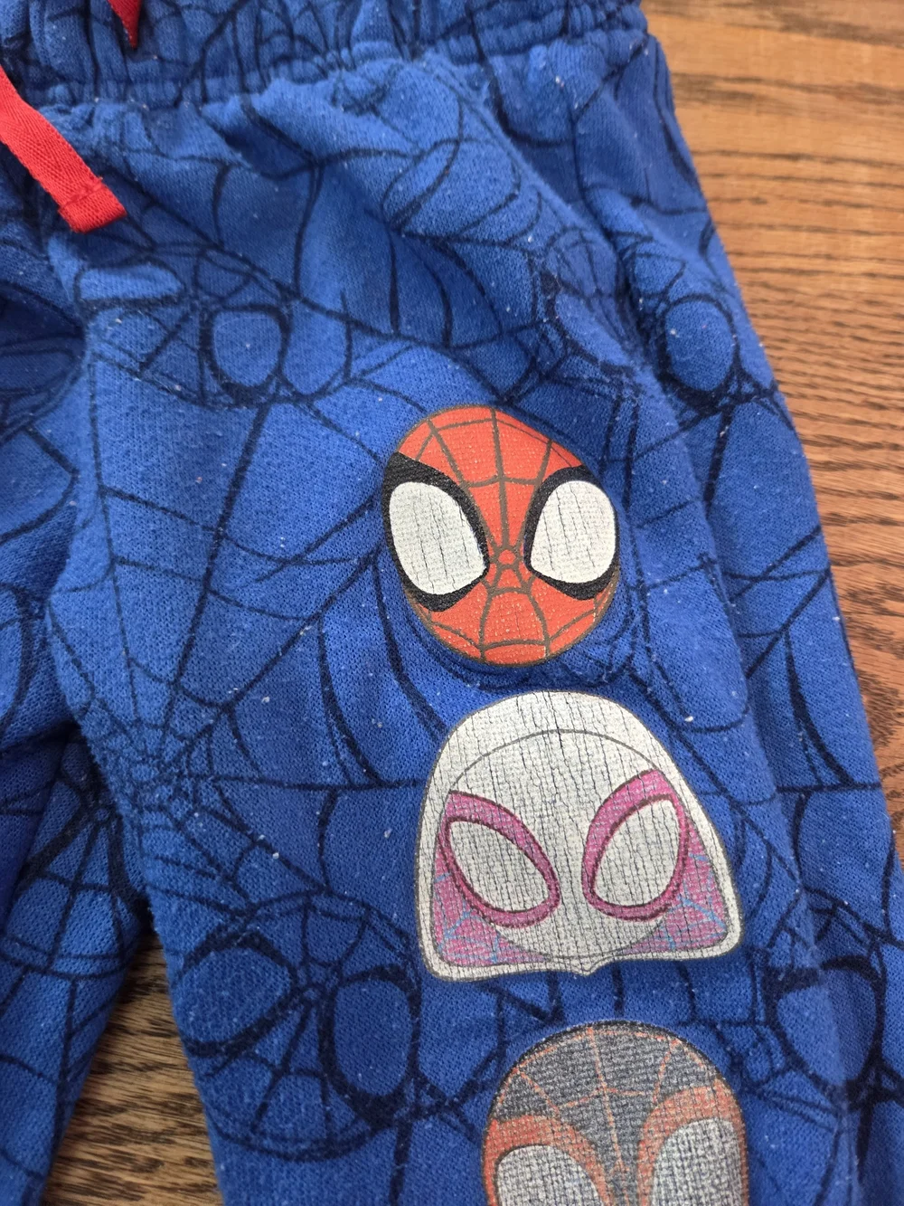 Marvel Spidey And Friends - 2 Fleece Joggers - Red and Blue -Size 3T